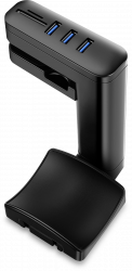 Nexus Headset Holder with built in Card Reader and USB ports