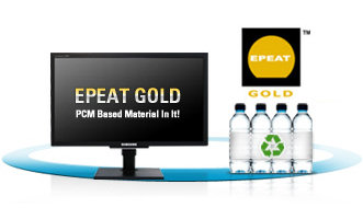 Samsung’s monitor division is positioned at the cutting-edge of green electronics, making ecological design, manufacture, and operation a top priority. EPEAT® Gold is the highest award available.