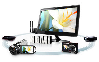 Samsung’s HDMI connection is the fastest, most secure way of connecting High Definition devices to your monitor. Devices connect with ease and give the purest digital picture available.