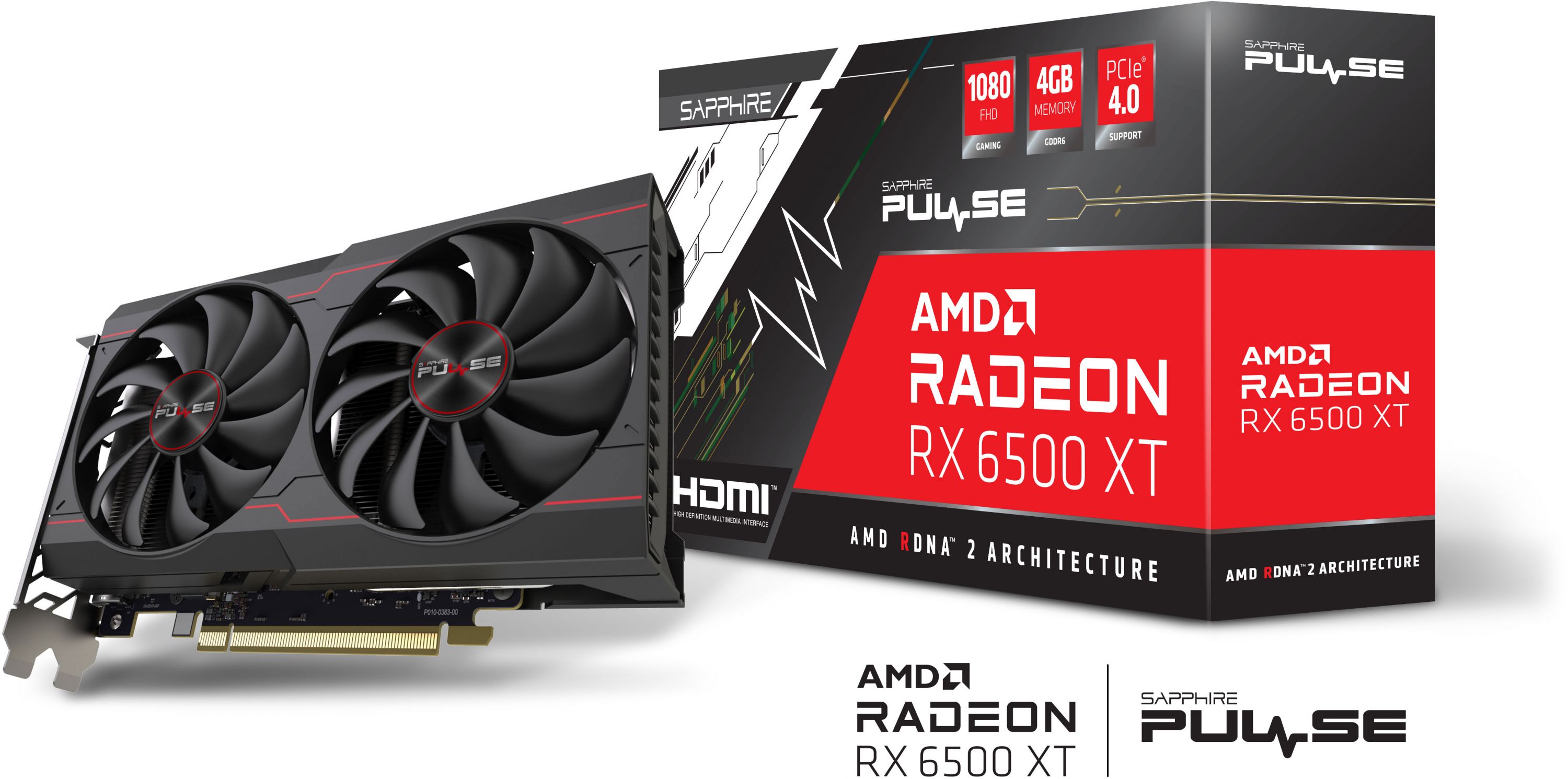 PULSE AMD Radeon RX 6500 XT, 4GB Graphics Card