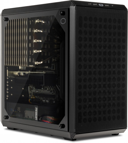 A30 Fanless i18 housed in the Cooler Master Q300L chassis