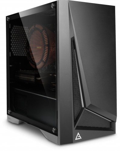 Quiet PC A1070a, shown with optional GTX 1650 KalmX graphics card installed
